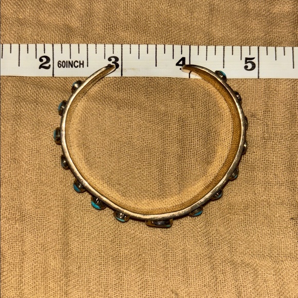 925 Turquoise Cuff Bracelet - Picture 13 of 13